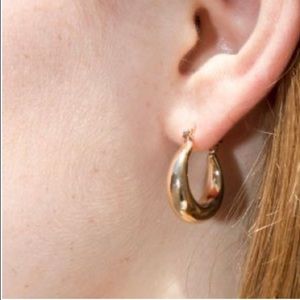 Brandy melville gold hoop earings